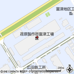 荏原製作所富津工場周辺の地図