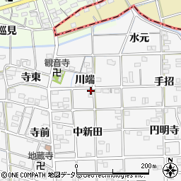 愛知県一宮市時之島川端49周辺の地図