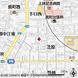 愛知県一宮市奥町芝原33-5周辺の地図