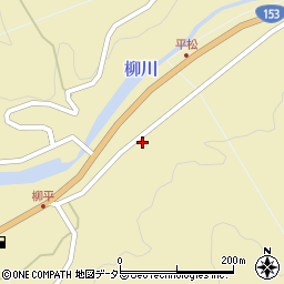 長野県下伊那郡平谷村185周辺の地図