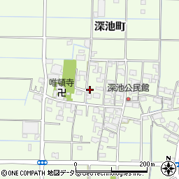 岐阜県大垣市深池町962周辺の地図