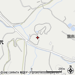 島根県雲南市加茂町三代1290周辺の地図