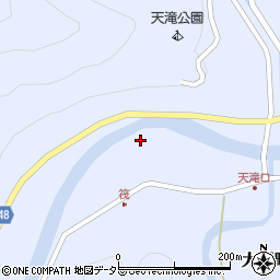 兵庫県養父市大屋町筏290周辺の地図