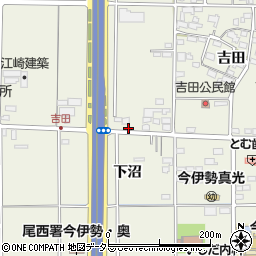 愛知県一宮市今伊勢町馬寄吉田前周辺の地図