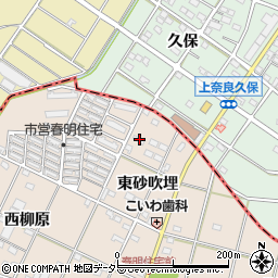 愛知県一宮市春明東砂吹埋6周辺の地図