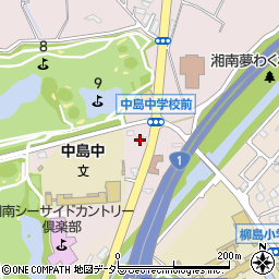 神奈川県茅ヶ崎市中島1658周辺の地図
