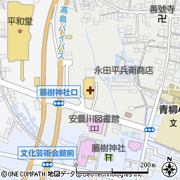 滋賀県高島市安曇川町青柳1162周辺の地図