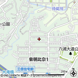神奈川県横浜市金沢区東朝比奈1丁目13周辺の地図