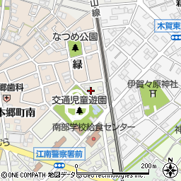 愛知県江南市木賀町大門508周辺の地図