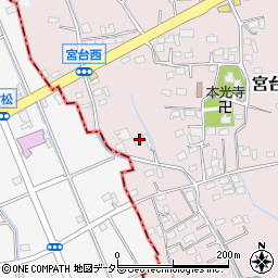 神奈川県足柄上郡開成町宮台103周辺の地図