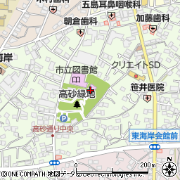 茅ヶ崎市美術館周辺の地図