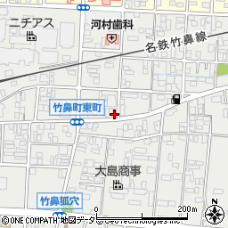 岐阜県羽島市竹鼻町狐穴3496-1周辺の地図