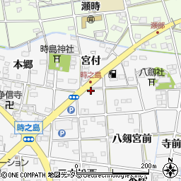 愛知県一宮市時之島辰已出1周辺の地図