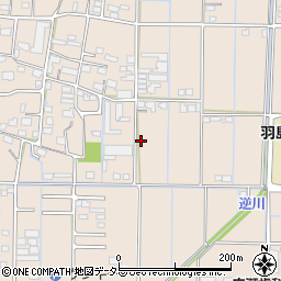 岐阜県羽島市正木町周辺の地図