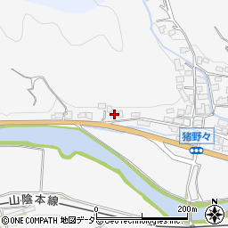 京都府福知山市猪野々604周辺の地図