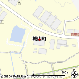 京都府綾部市城山町周辺の地図