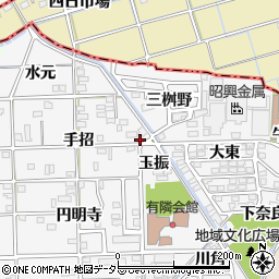 愛知県一宮市時之島手招23周辺の地図