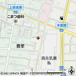 愛知県江南市中奈良町一ツ目36周辺の地図