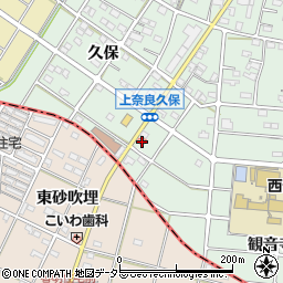 愛知県江南市上奈良町観音寺4周辺の地図
