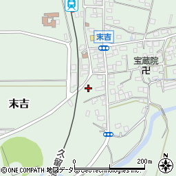 千葉県君津市末吉967-1周辺の地図