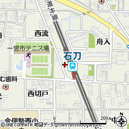 愛知県一宮市今伊勢町馬寄西流24周辺の地図