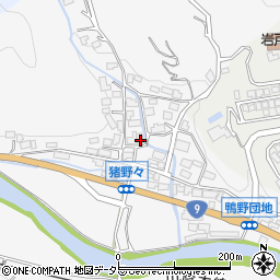 京都府福知山市猪野々599周辺の地図