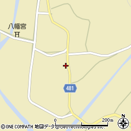 京都府綾部市武吉町周辺の地図