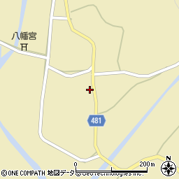 京都府綾部市武吉町周辺の地図