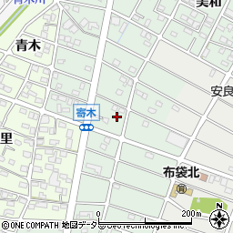 愛知県江南市寄木町天道周辺の地図
