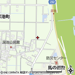 岐阜県大垣市深池町89周辺の地図