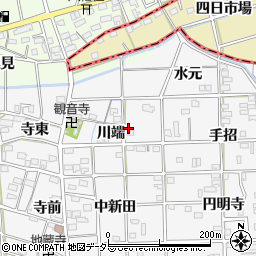 愛知県一宮市時之島川端35周辺の地図