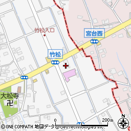神奈川石油株式会社　セルフ竹松ＳＳ周辺の地図