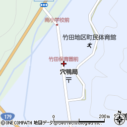 竹田保育園前周辺の地図
