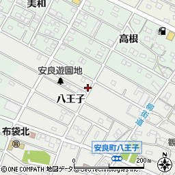 愛知県江南市安良町八王子41周辺の地図