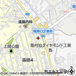 上関荘周辺の地図