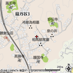 浄光明寺周辺の地図