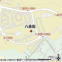 千葉県君津市八重原周辺の地図