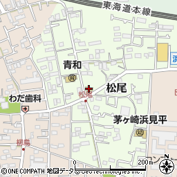 サークルケイ湘南松尾店周辺の地図