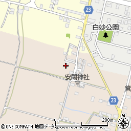 滋賀県高島市安曇川町三尾里205周辺の地図