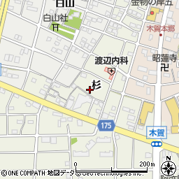 愛知県江南市木賀町杉89周辺の地図