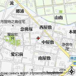 愛知県一宮市時之島西屋敷1周辺の地図