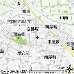 愛知県一宮市時之島西屋敷3周辺の地図