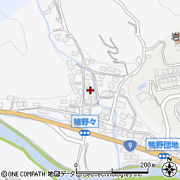 京都府福知山市猪野々52周辺の地図