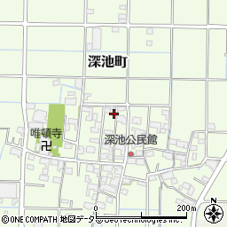 岐阜県大垣市深池町597-2周辺の地図