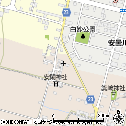 滋賀県高島市安曇川町三尾里360周辺の地図