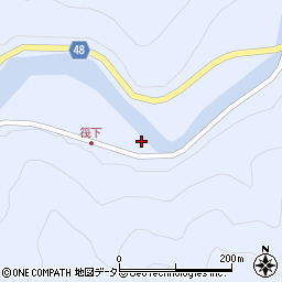 兵庫県養父市大屋町筏675周辺の地図