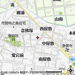 愛知県一宮市時之島西屋敷27周辺の地図