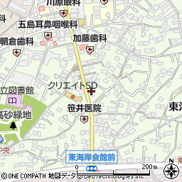 アイナビ 鳥取和牛 炭火焼肉 一張羅 茅ヶ崎店周辺の地図