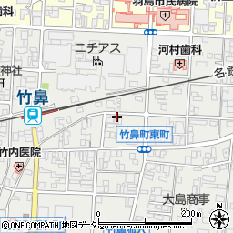 岐阜県羽島市竹鼻町狐穴3193-12周辺の地図