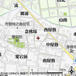 愛知県一宮市時之島西屋敷2周辺の地図
